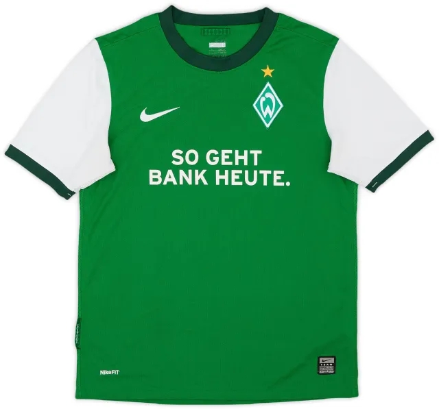 Nike 2009-10 Werder Bremen Home Shirt - 8/10 - (L.Boys)