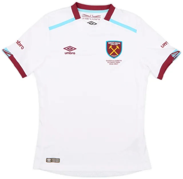 Umbro 2016-17 West Ham Away Shirt - 9/10 - (M.Boys)