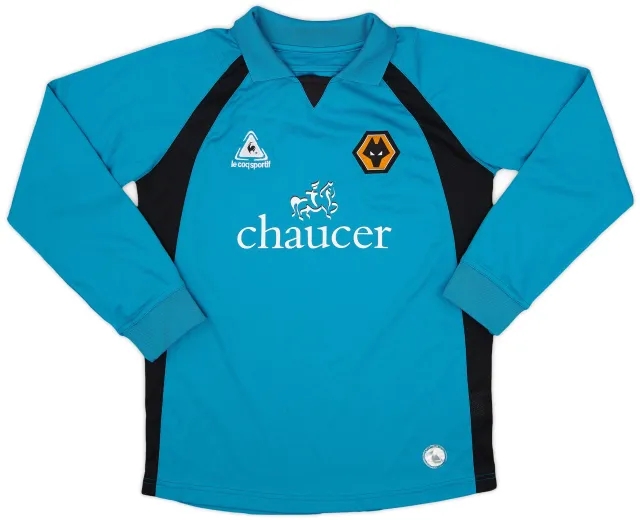 LeCoqSportif 2006-08 Wolves GK Shirt - 9/10 - (XL.Boys)