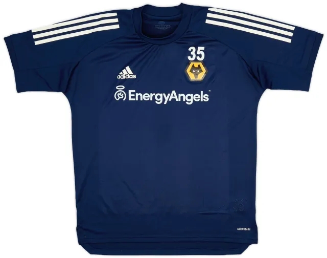 2020-21 Wolves Player Issue adidas Training Shirt #35 - 9/10 - (M)