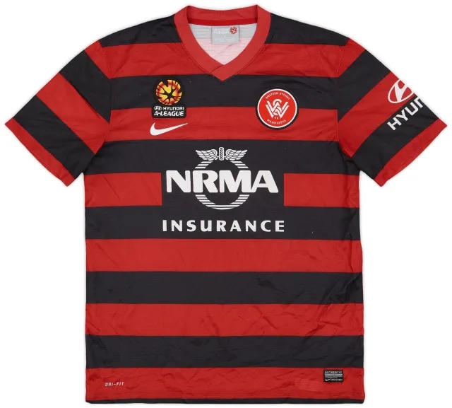 Nike 2012-14 Western Sydney Wanderers Home Shirt - 9/10 - (L)