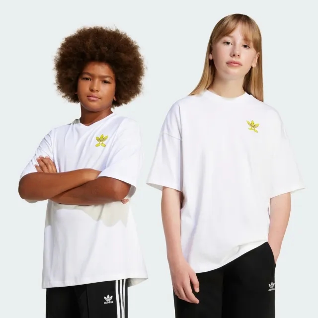 Adidas Smiley Unisex T-Shirts - White