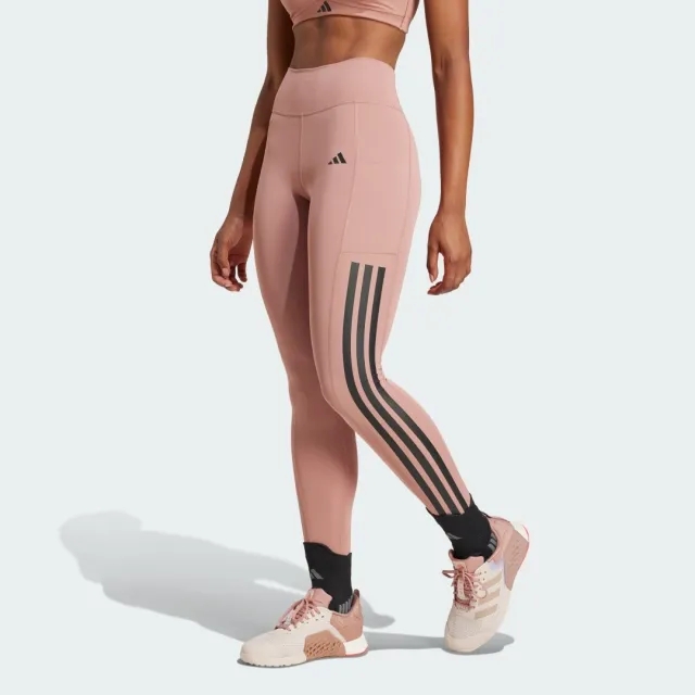 adidas Women Optime 3 Stripes Full Length Leggings