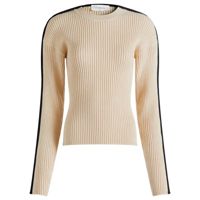 Sportmax Women's Boemia Knitted Sweater Ivory
