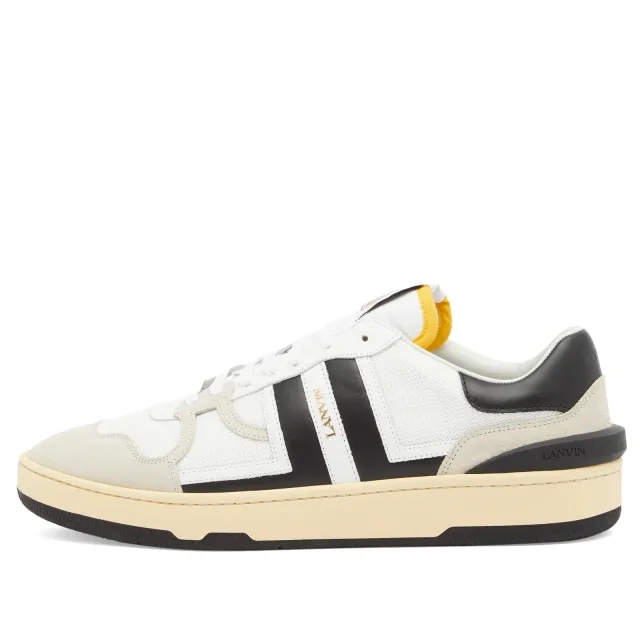 Lanvin Men's Clay Sneaker White/Black