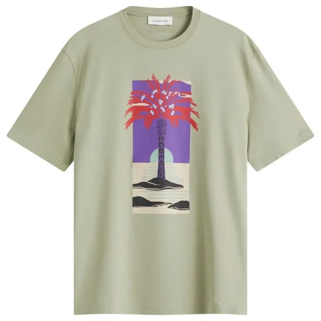 Lanvin Men's Printed T-Shirt Lin