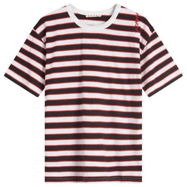 Marni Men's Stripe T-Shirt Black