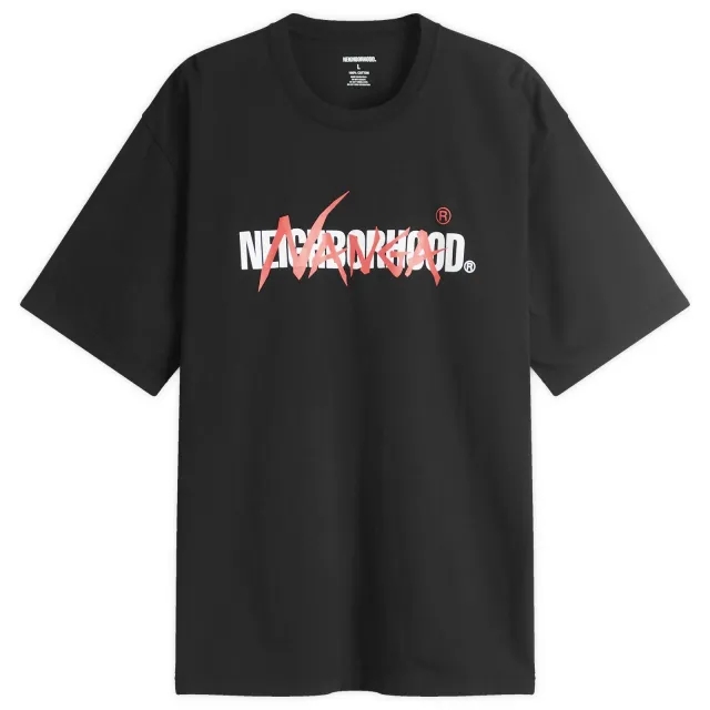 Neighborhood Men's x Nanga T-Shirt Black