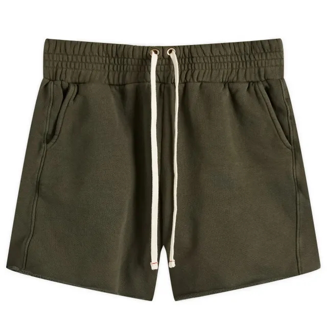 Les Tien Men's Heavyweight Yacht Shorts Washed Forest
