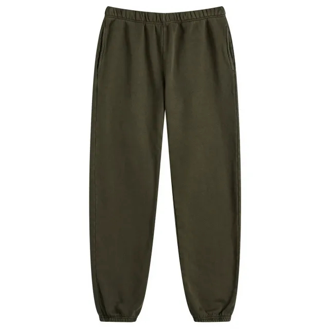 Les Tien Men's Heavyweight Classic Sweat Pants Washed Forest