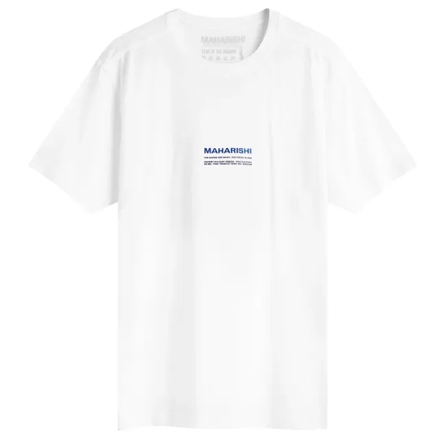 Maharishi Men's Less Dangerous T-Shirt White
