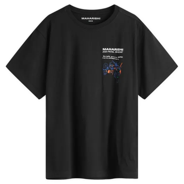 Maharishi Men's Basquait Year Of The Snake T-Shirt Black