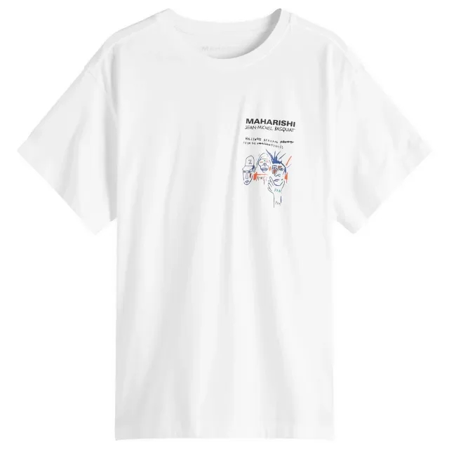 Maharishi Men's Basquait Year Of The Snake T-Shirt White