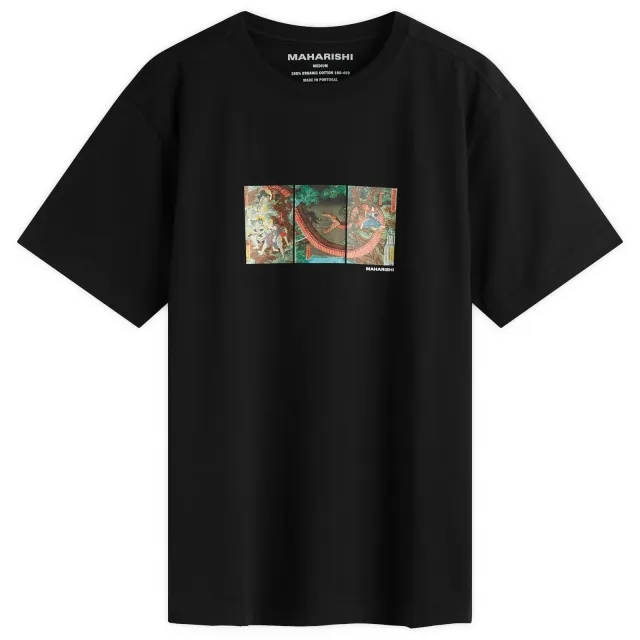 Champion Maharishi Men's Snake Triptych T-Shirt Black