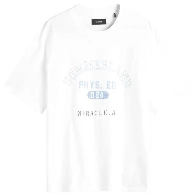 Nahmias Men's Miracle A. Boxy T-Shirt Cotton White
