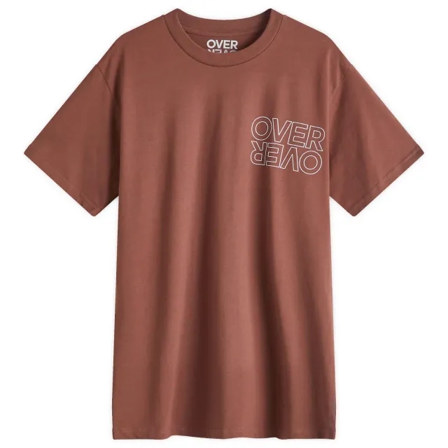 Over Over Men's Eat my Dust Easy T-Shirt Brown