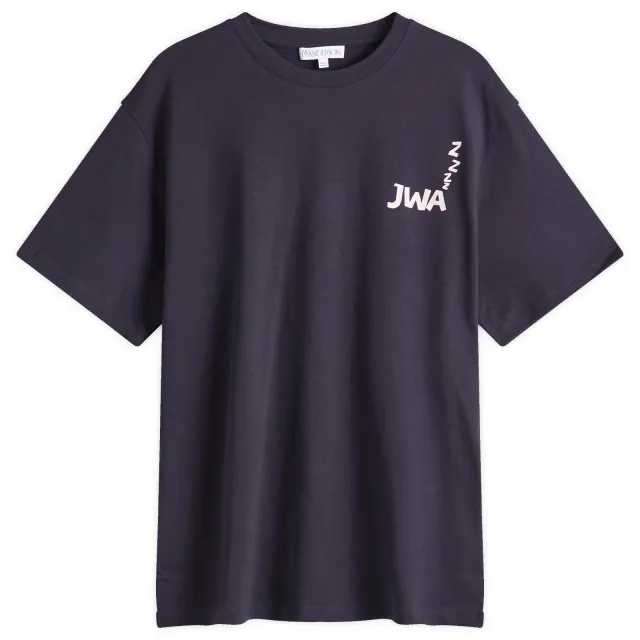 JW Anderson Men's JWA Back Print T-Shirt Dark Navy
