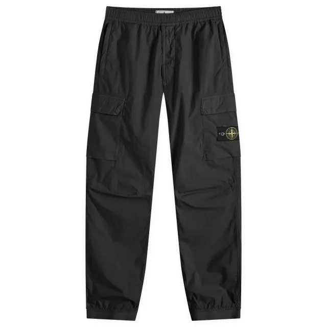 Stone Island Tela Paracadute Cargo Pant - Black