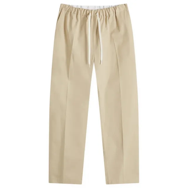 MM6 Maison Margiela Men's Tailored Cotton Pants Dune