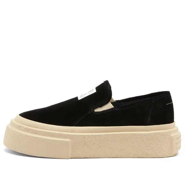 MM6 Maison Margiela Men's Slip on Sneakers Black