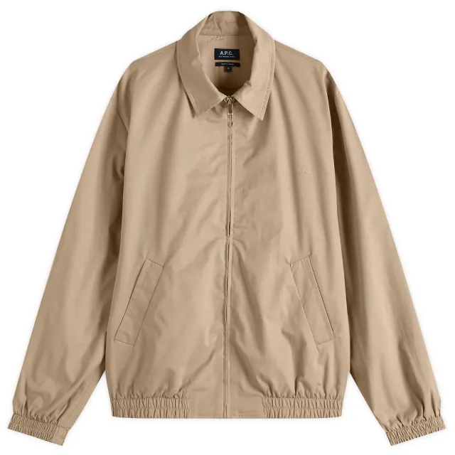 A.P.C. Men's Gilbert Gaberdine Jacket Beige