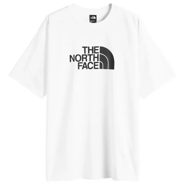The North Face Easy Cotton Blend Regular Fit Short Sleeve Logo T-Shirt, Tnf White