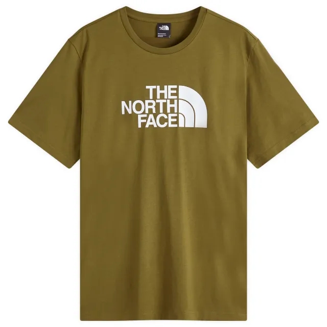 The North Face Easy T-Shirt In Olive/Tnf White-Green