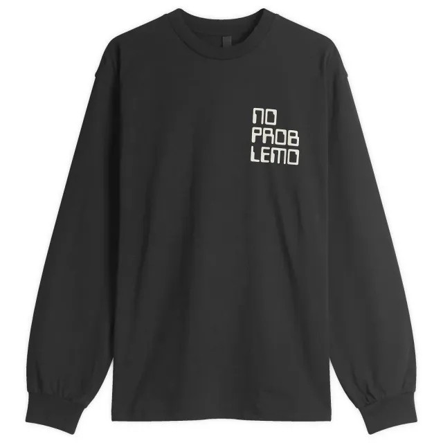 No Problemo Men's No Vision LS Tee Black