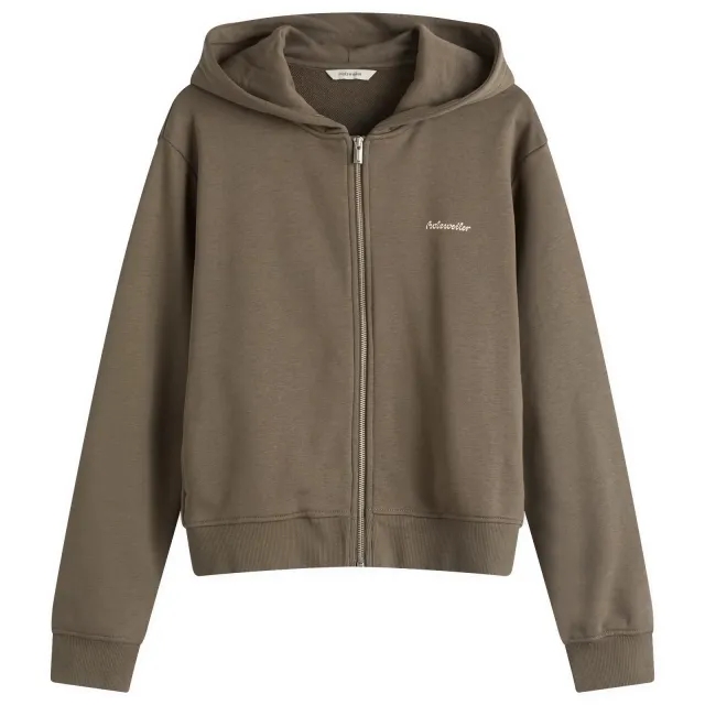 Holzweiler Women's Regular Light Zip Hoodie Taupe