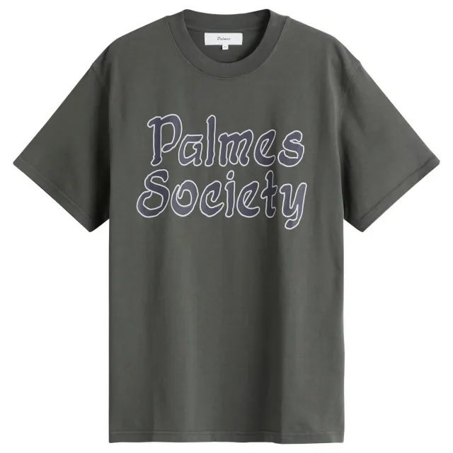 Palmes Men's Society T-Shirt Charcoal
