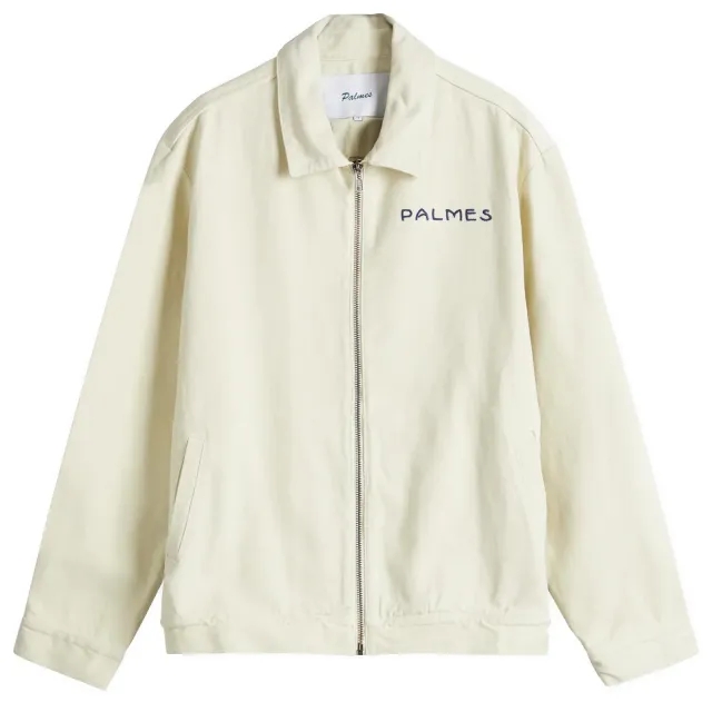 Palmes Men's Tower Zip Jacket Off-White