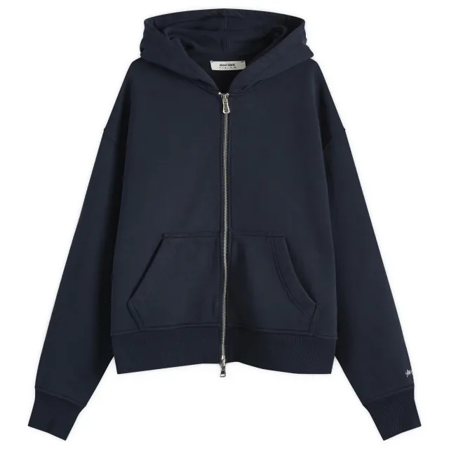 about:blank Chain Stitch Zip Hoodie - Presented by END. Navy