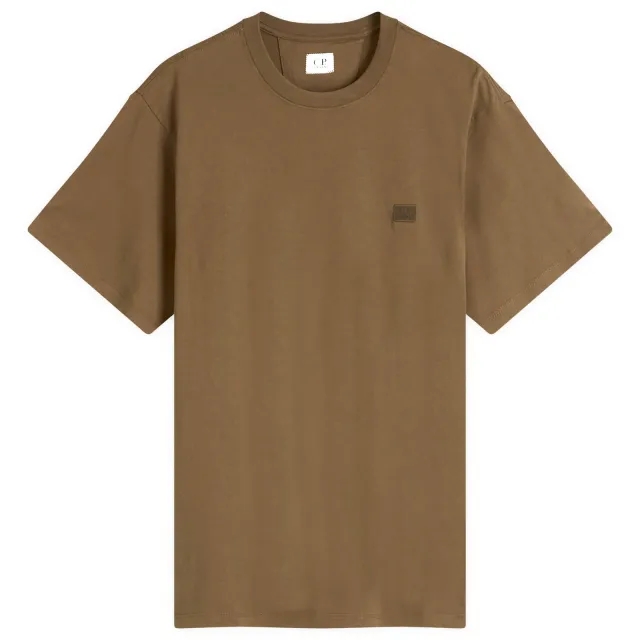 C.P. Company Men's 30/1 Logo Patch T-Shirt Ivy Green