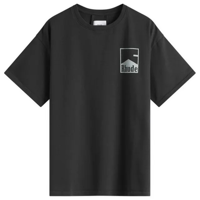 Rhude Men's Chevron T-Shirt Vintage Black