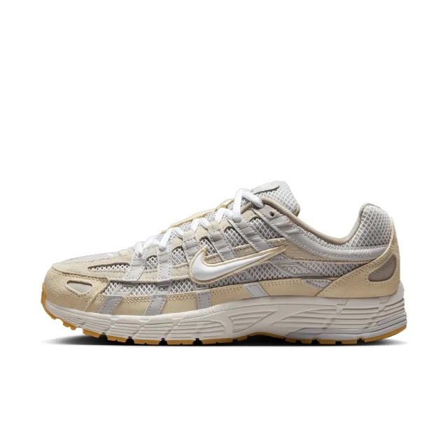 Nike P-6000 Trainers In Silver And Beige-White