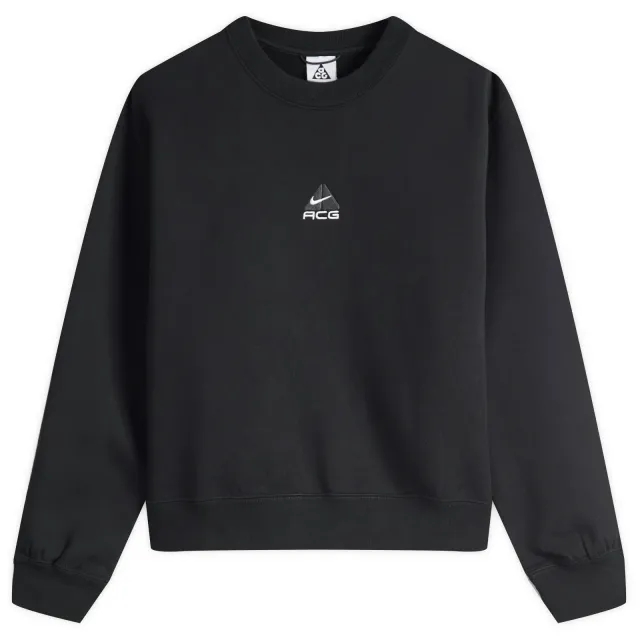 Nike Women's W ACG Therma-Fit Logo Crew Sweat Black/Anthracite/Summit White