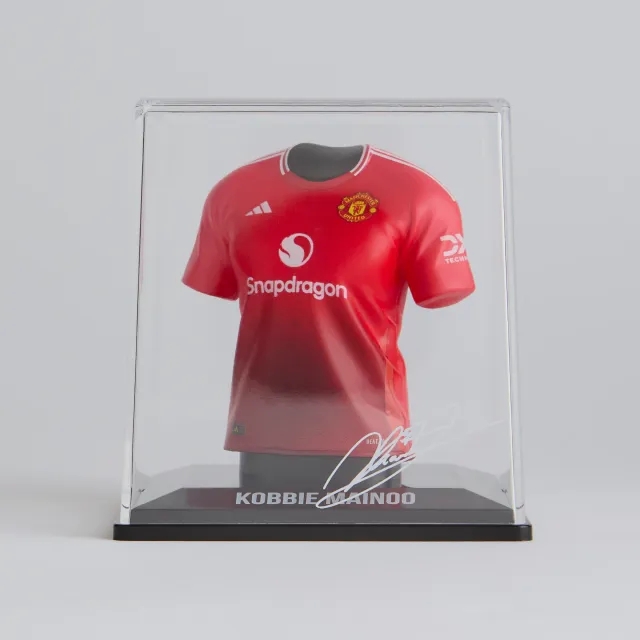 SPLINK Manchester United 24/25 Mainoo Home Jersey Collectible Red