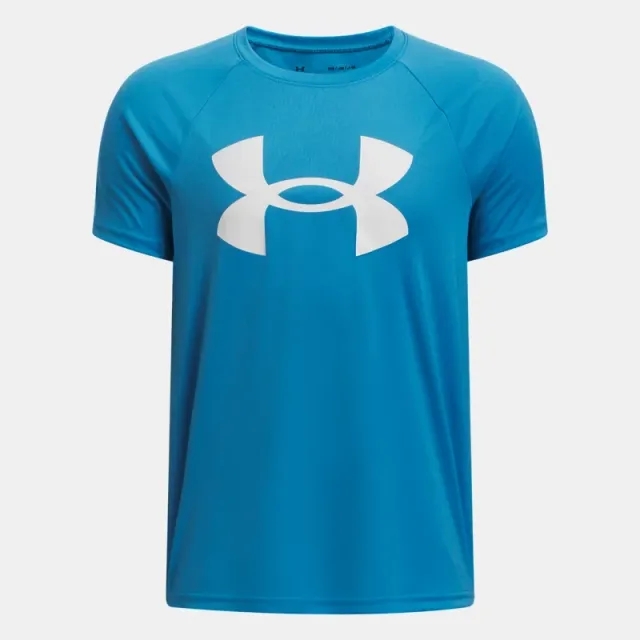 Boys'  Under Armour  Tech™ Big Logo Short Sleeve Ether Blue / White YLG (59 - 63 in)
