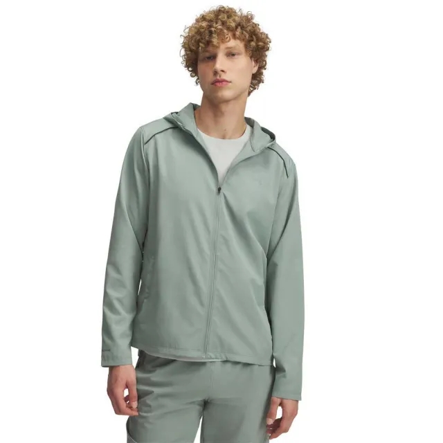 Under Armour  Launch Men's Hooded Jacket Silica Green / Hydro Green / Reflective XS
