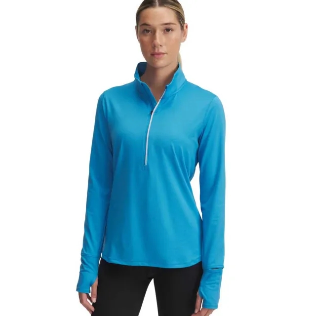 Women's  Under Armour  Q Under Armour lifier Run ½ Zip Ether Blue / Reflective XS