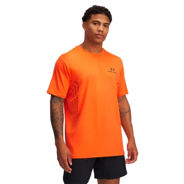 Under Armour Vanish Energy Graphic T-Shirt - Orange - Size XL - Orange