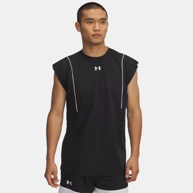Men's  Under Armour  Zone Pro Tank Black / White XXL