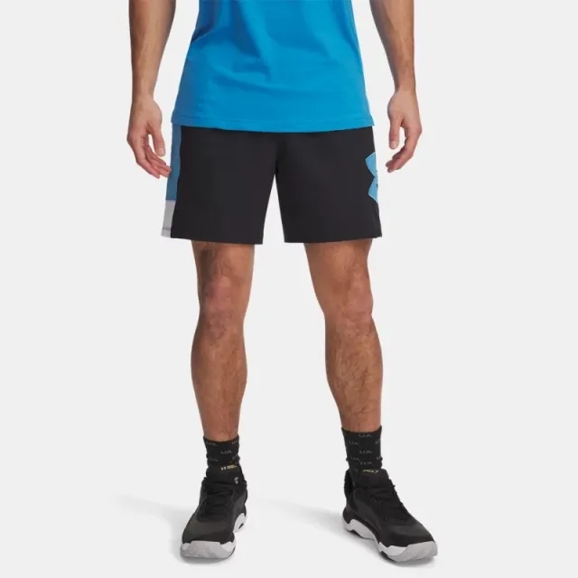 Men's  Under Armour  Zone 7 Woven Shorts Black / Ether Blue / Ether Blue XXL