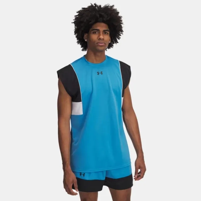 Men's  Under Armour  Zone Pro Tank Ether Blue / Black / Black XXL