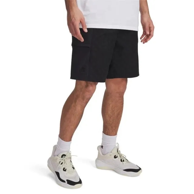 Under Armour Men's Curry Woven Shorts Black / Black XXL