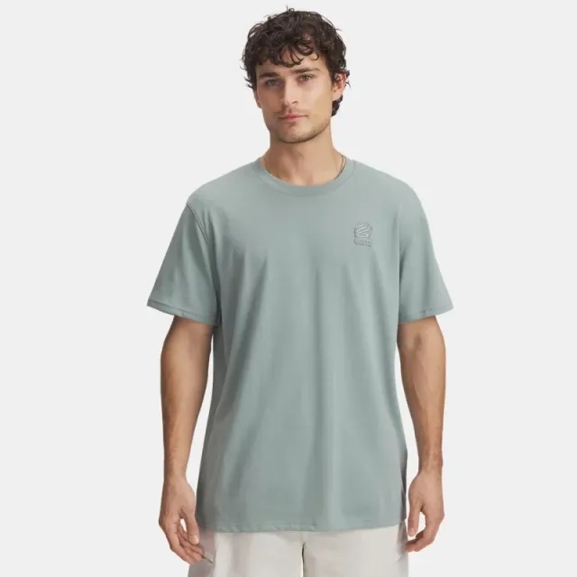 Under Armour Men's Curry Heavyweight Trend T-Shirt Silica Green / Silica Green XL