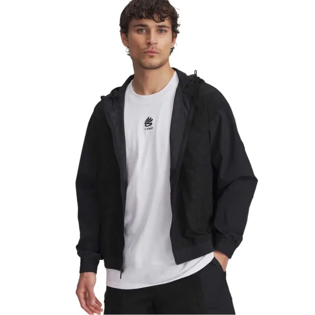 Under Armour Men's Curry Woven Jacket Black / Black XXL