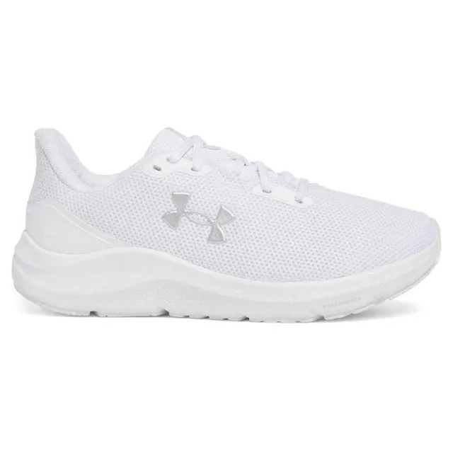 Under Armour  Pursuit 4 Women's Running Shoes White / White / Metallic Silver 9.5