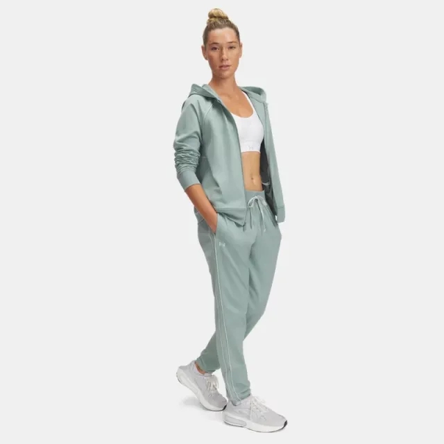Women's  Under Armour  Rival Tricot Tracksuit Silica Green / Hydro Green / Hydro Green XXL