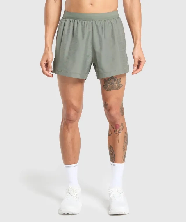 Marathon Running Shorts - Unit Green